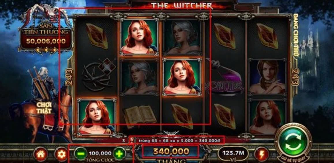 Ưu điểm vượt trội của các tựa game Nổ Hũ The Witcher 123b